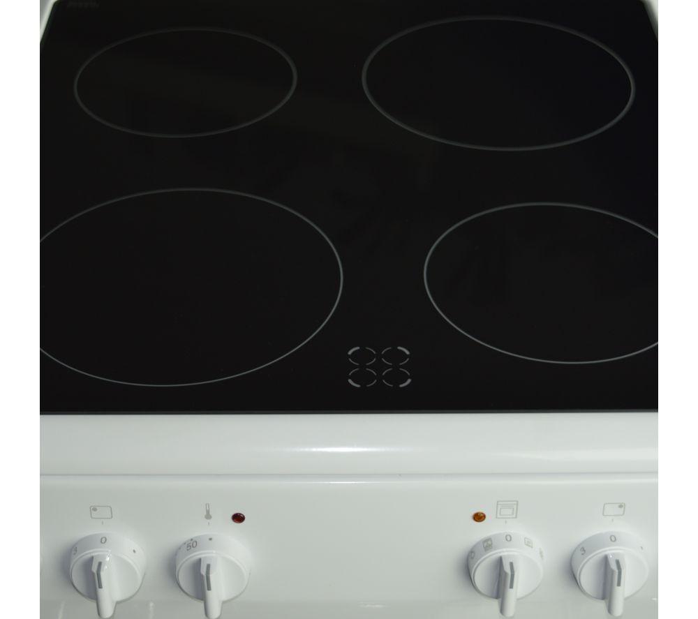 AMICA AFC1530WH Encimera eléctrica de cerámica 50 cm - Blanca