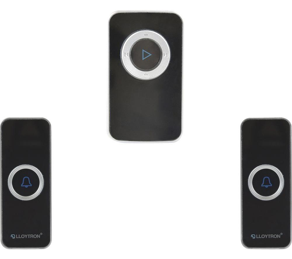 LLOYTRON MIP3 B7032BK Doorbell Chime - Black