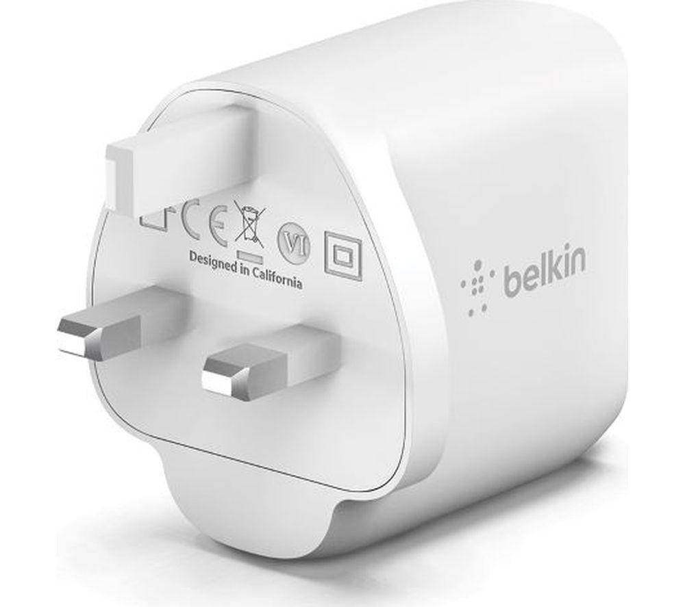 BELKIN Dual USB 24 W Wall Charger - White