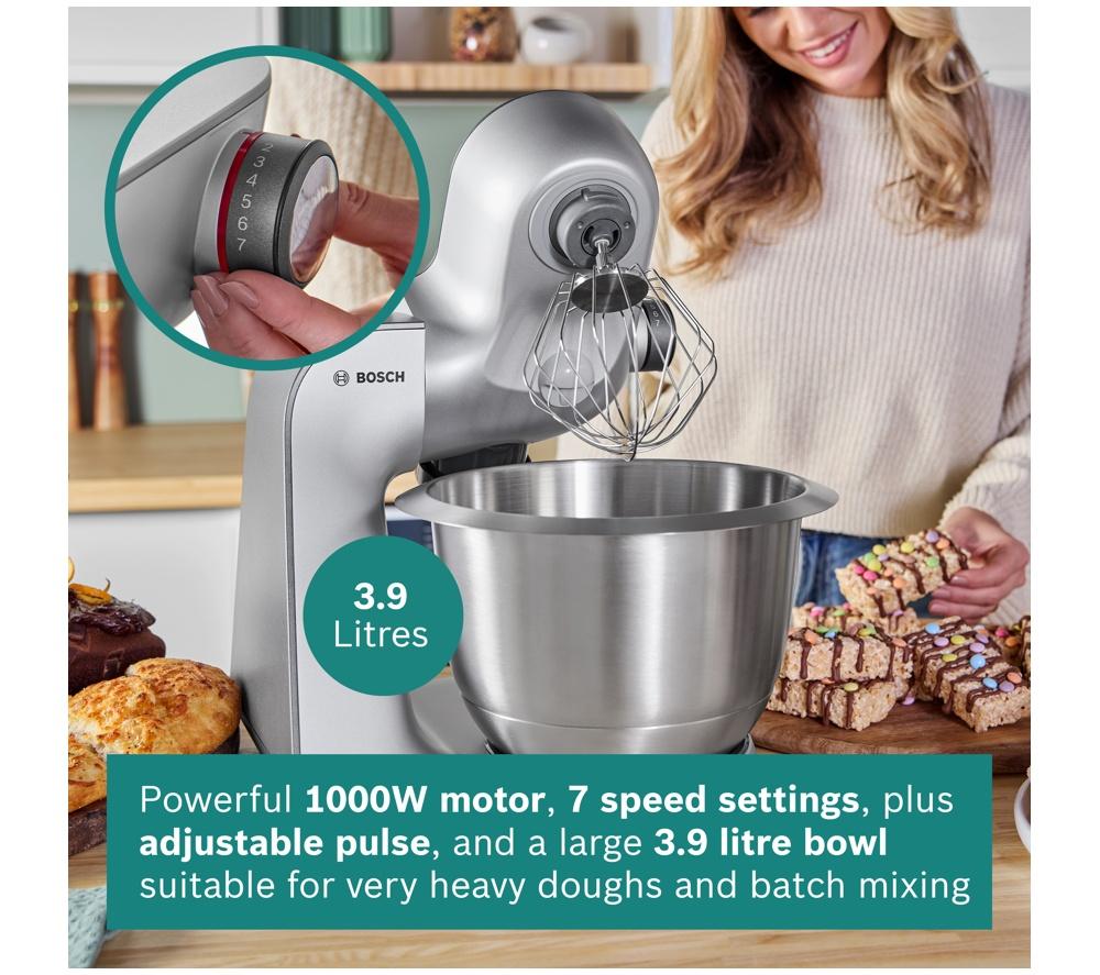 BOSCH CreationLine 7 in 1 Stand Mixer MUM59340GB - Anthracite & Silver