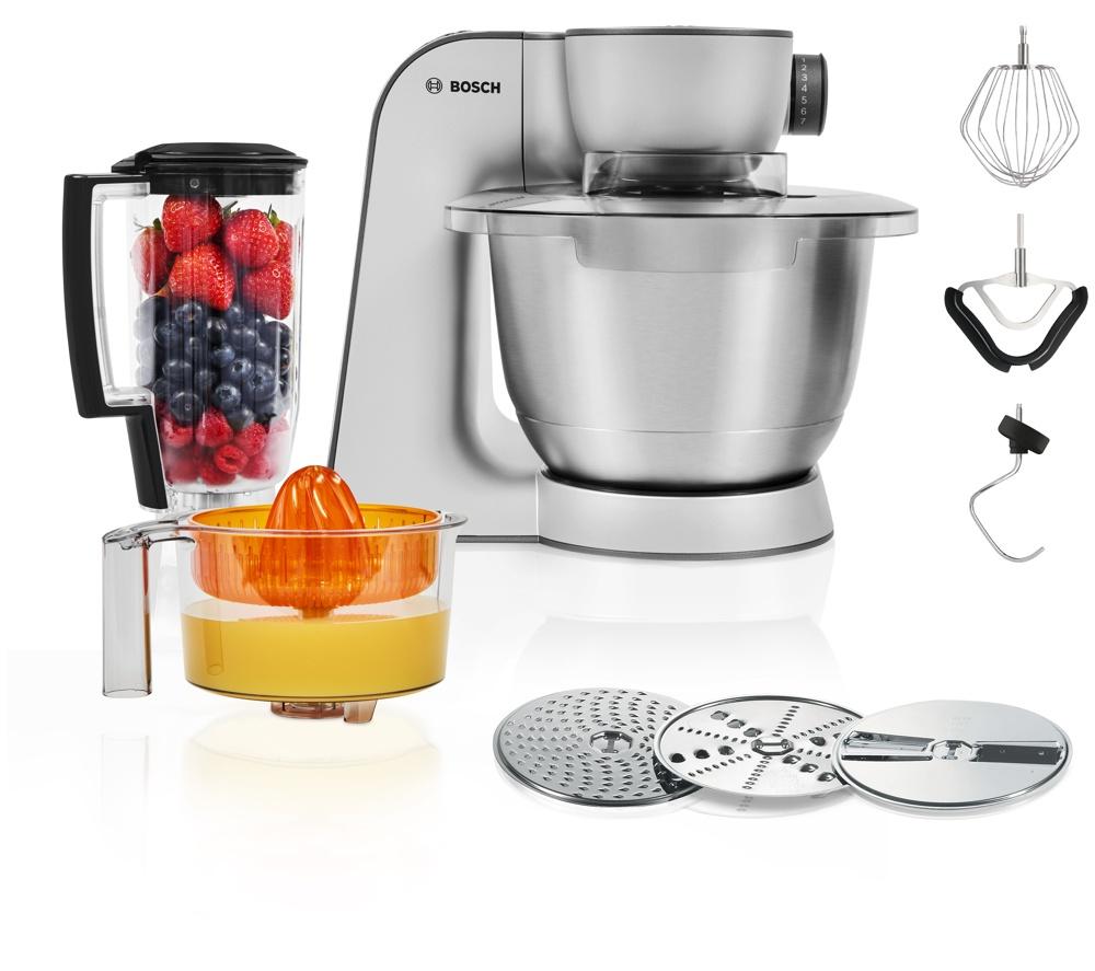 BOSCH CreationLine 7 in 1 Stand Mixer MUM59340GB - Anthracite & Silver