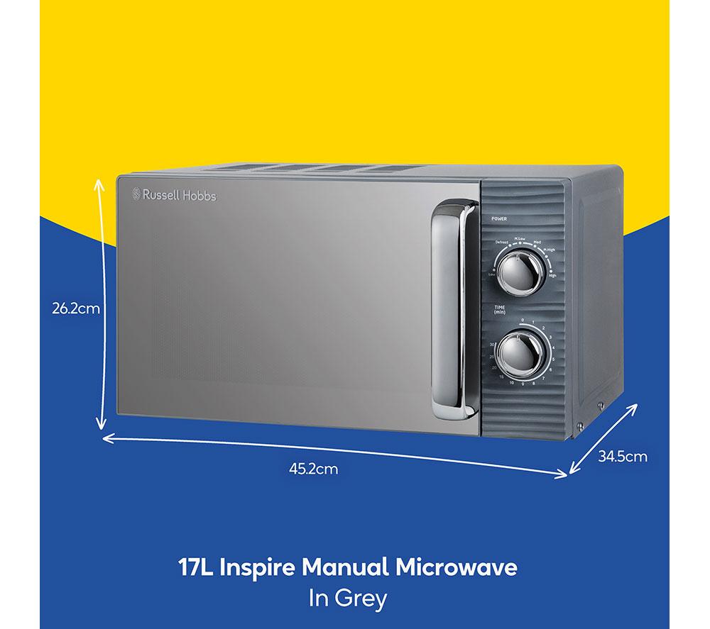 Microondas individual RUSSELL HOBBS RHM1731G - Gris