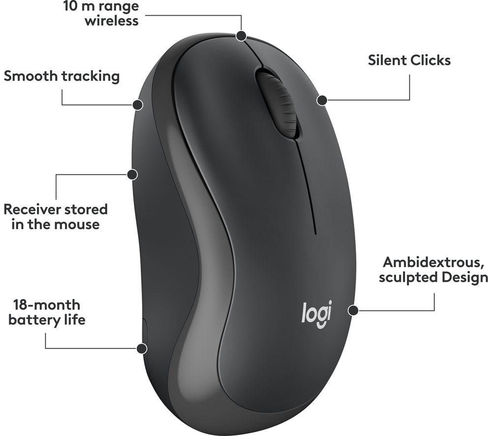 LOGITECH MK295 Silent Combo Wireless Keyboard & Mouse Set