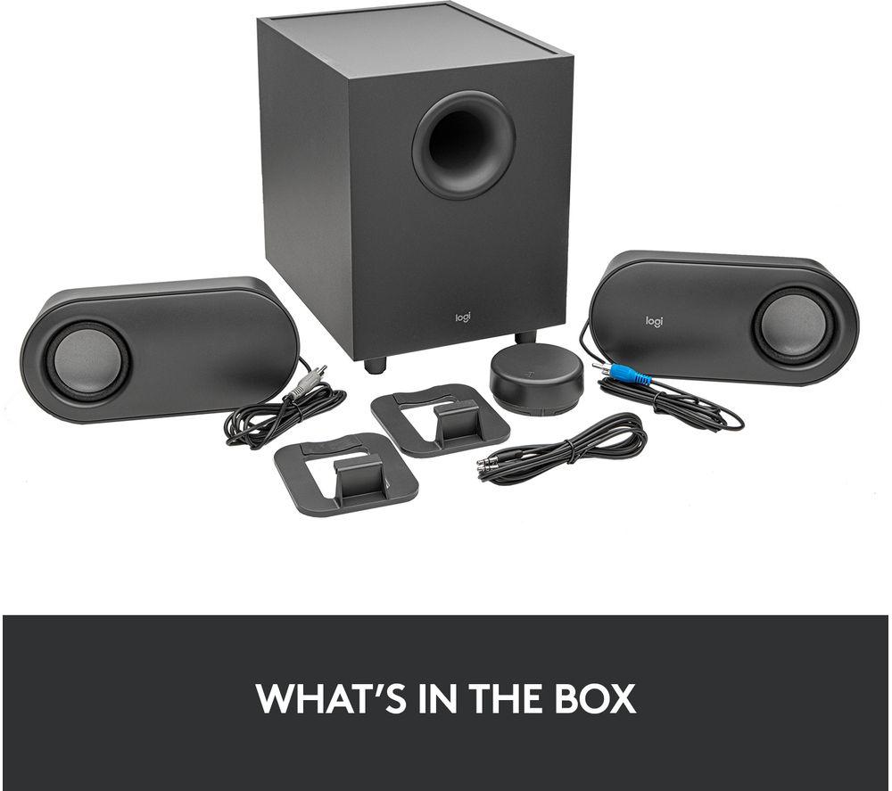 LOGITECH Z407 2.1 Wireless PC Speakers - Black