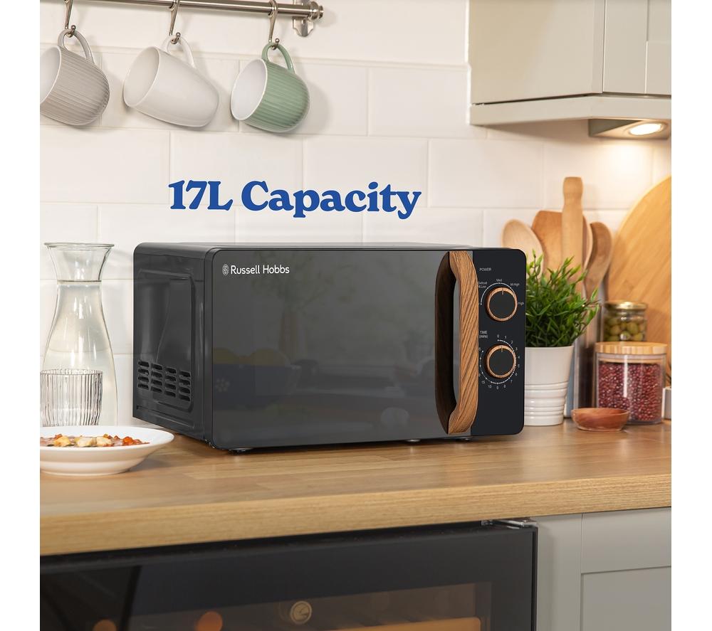 RUSSELL HOBBS RHMM713B-N Compact Solo Microwave - Black