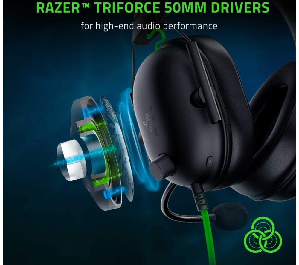 RAZER BlackShark V2 X Gaming Headset - Black
