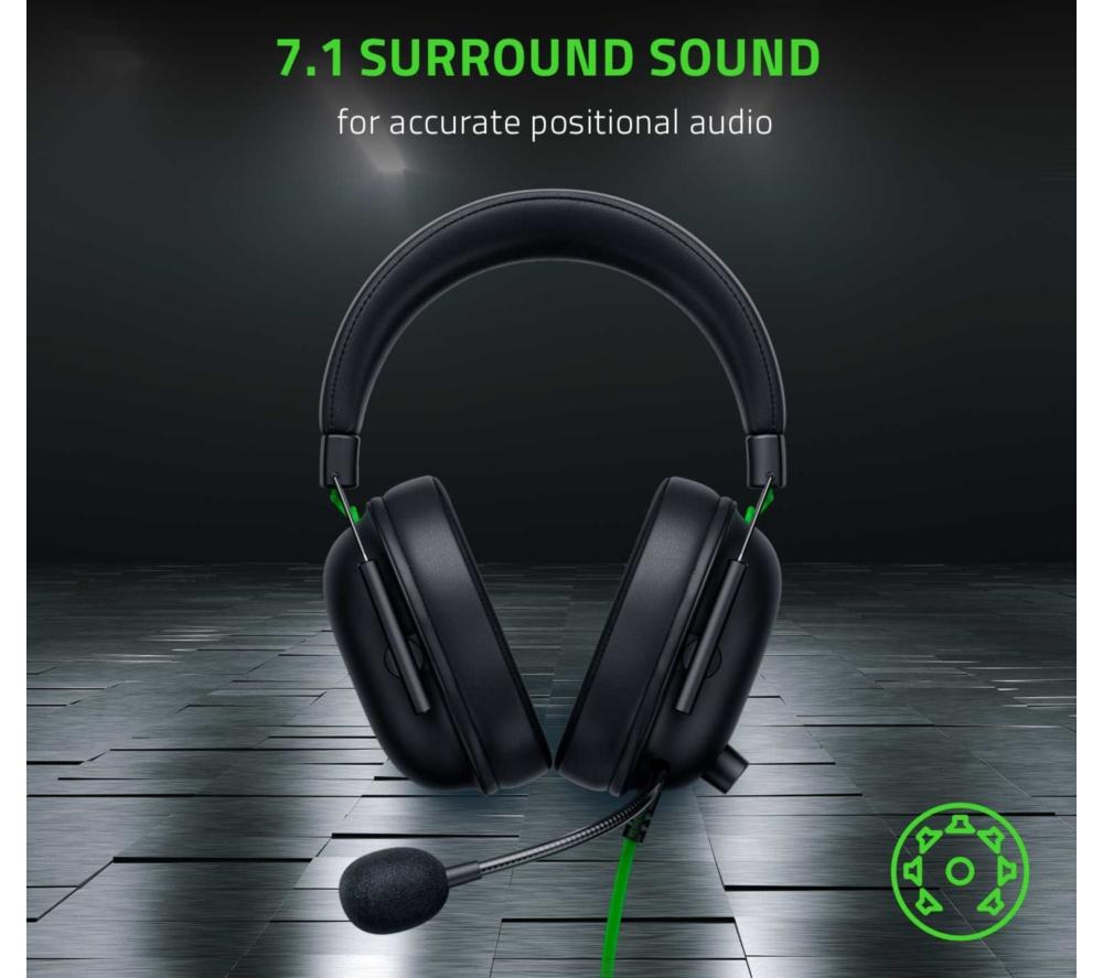 RAZER BlackShark V2 X Gaming Headset - Black