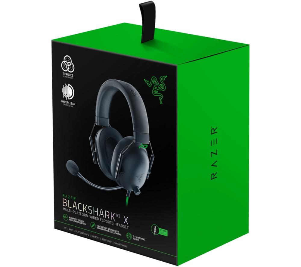 RAZER BlackShark V2 X Gaming Headset - Black