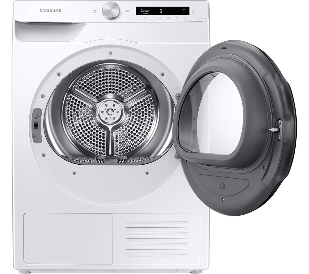 SAMSUNG Series 5 AI Energy DV90T5240AW/S1 WiFi-enabled 9 kg Heat Pump Tumble Dryer - White