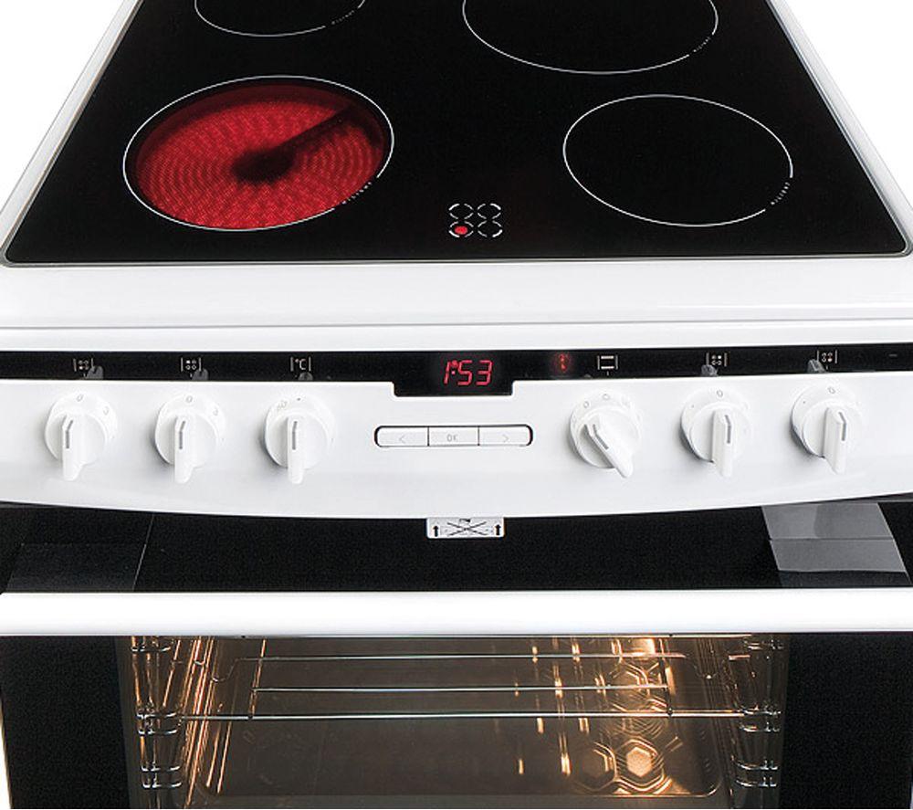 AMICA 608CE2TAW 60 cm Electric Ceramic Cooker - White