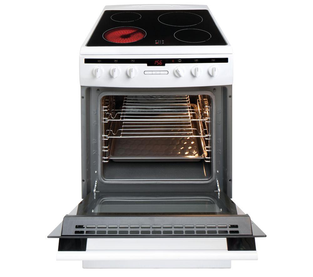 AMICA 608CE2TAW 60 cm Electric Ceramic Cooker - White