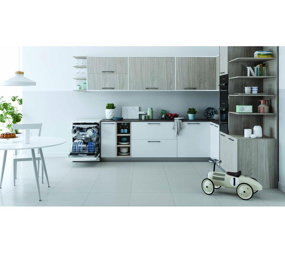 Lavavajillas de tamaño completo INDESIT DFO 3T133 F UK - Blanco