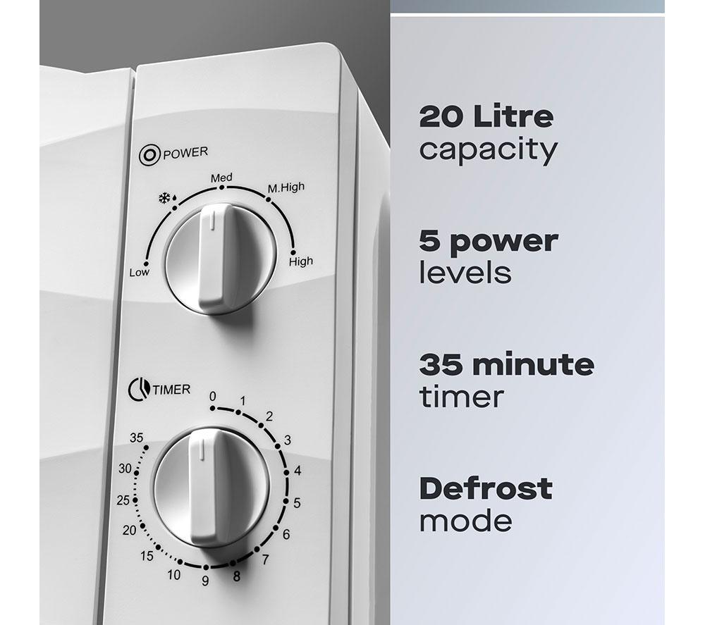 Microondas Daewoo KOR6L77 solo - Blanco