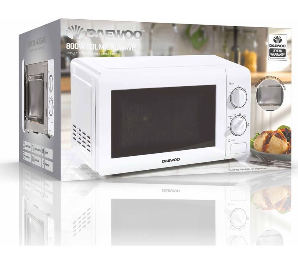 DAEWOO KOR6N35S Solo Microwave - White