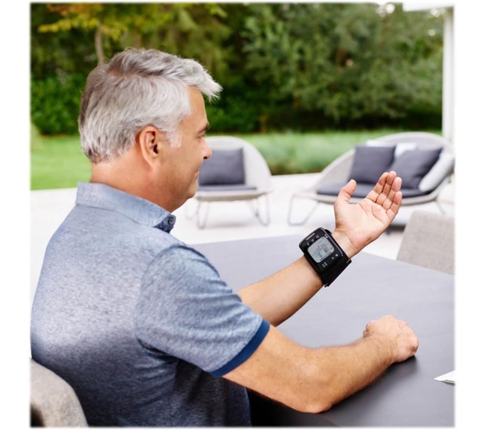 OMRON RS7 Intelli IT Wrist Blood Pressure Monitor - Black