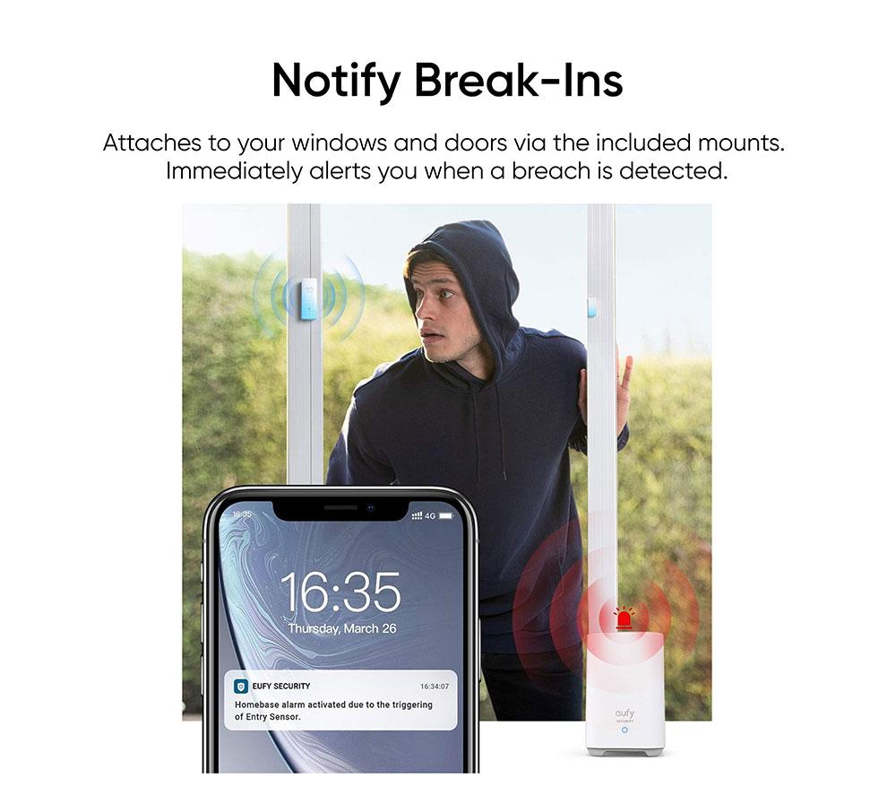EUFY 5-Piece Smart Security Home Alarm Kit