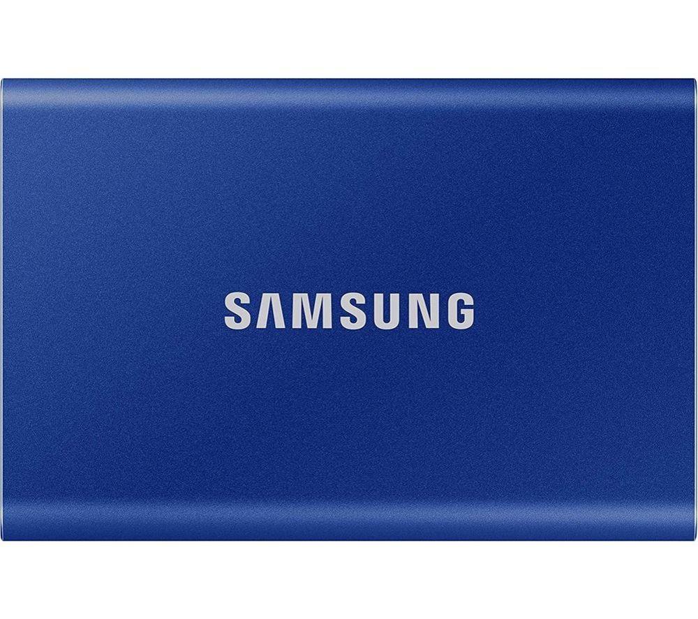 SAMSUNG T7 Portable External SSD - 2 TB, Blue