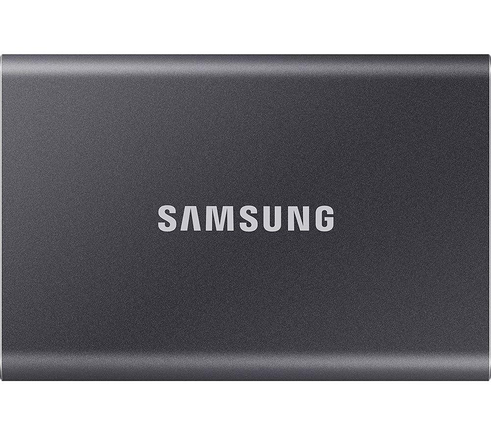 SAMSUNG T7 Portable External SSD - 1 TB, Grey