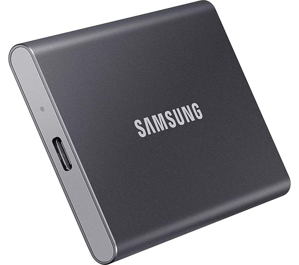 SAMSUNG T7 Portable External SSD - 2 TB, Grey