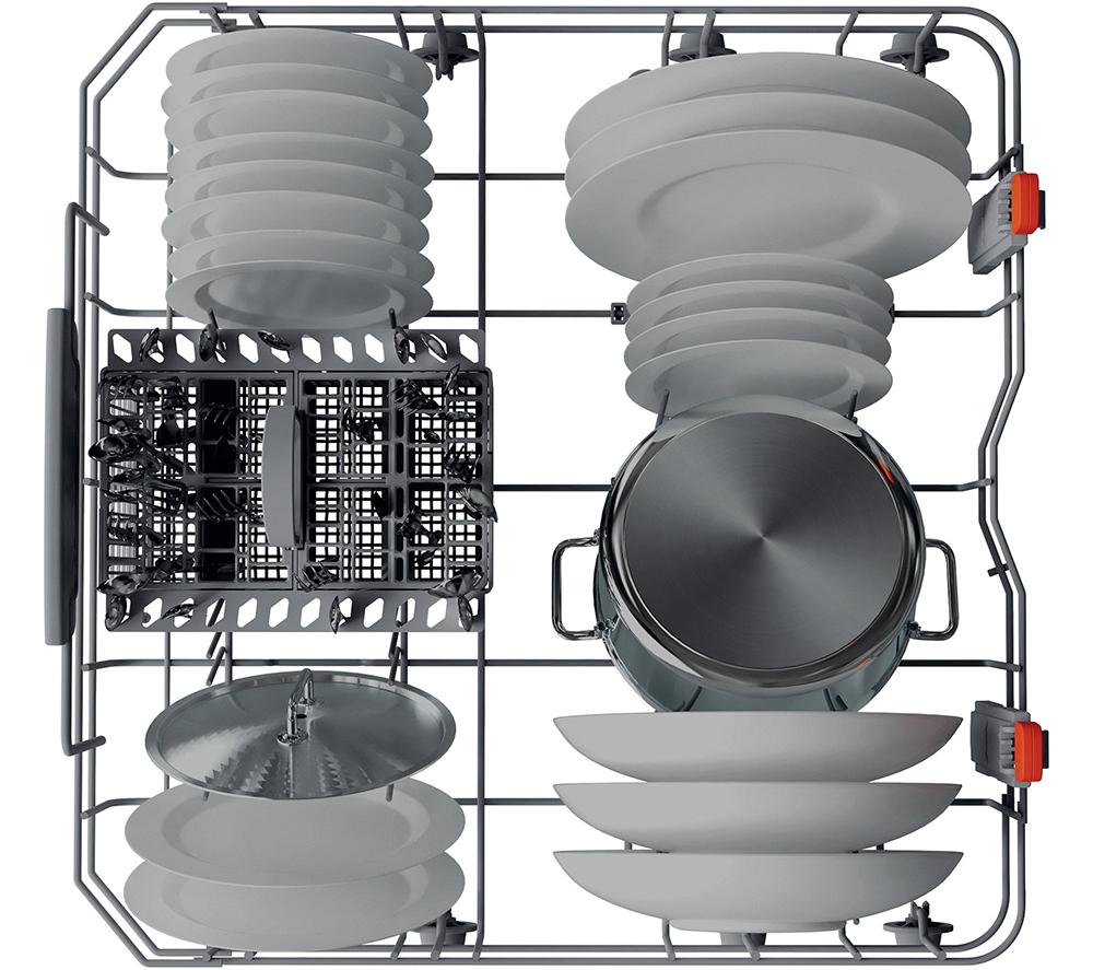 Lavavajillas de tamaño completo HOTPOINT HFC 3C26 WC B UK - Negro