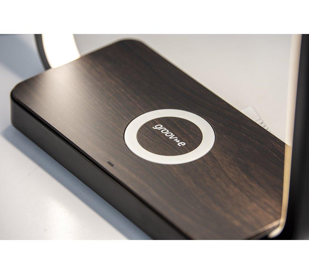 GROOV-E Artemis GVWC05BK LED Lamp & Wireless Charging Pad