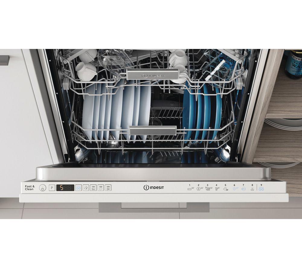 Lavavajillas totalmente integrado de tamaño completo INDESIT DIO3T131 FE UK