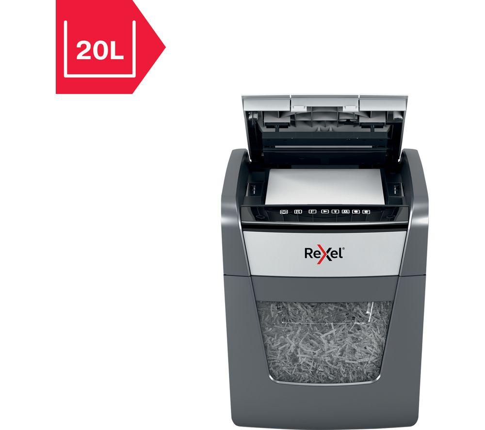 REXEL Optimum Autofeed 2020045X Cross Cut Paper Shredder