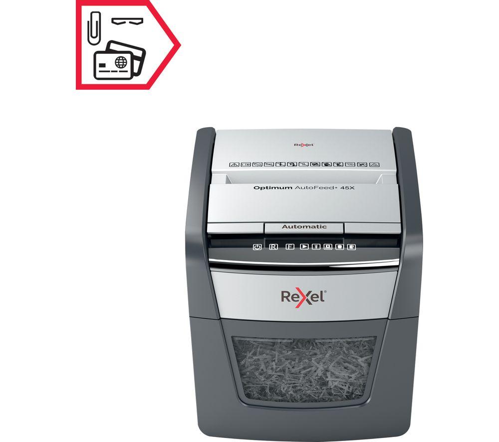 REXEL Optimum AutoFeed 2020045X Aktenvernichter Partikelschnitt