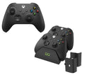 XBOX Wireless Controller & Venom XBOX Series X/S Twin Docking Station Bundle - Carbon Black