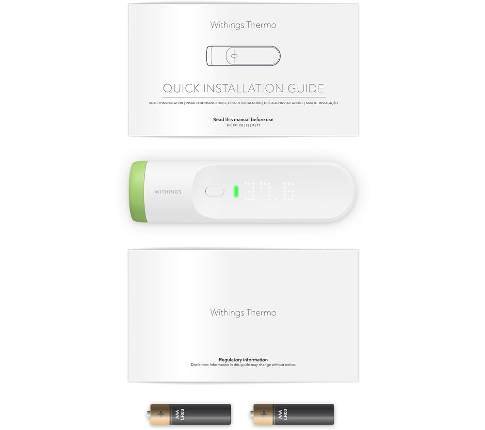 WITHINGS Thermo SCT01 Smart Infrared Temporal Thermometer