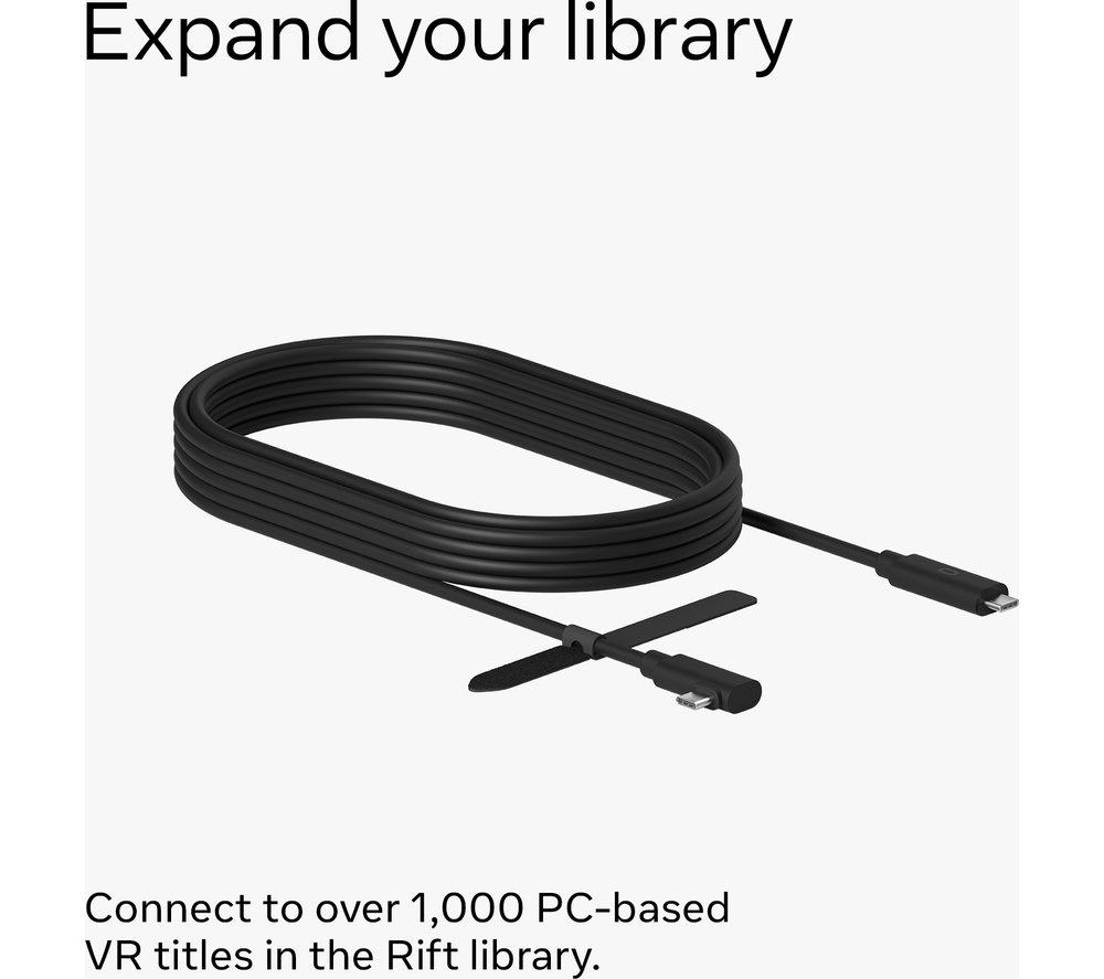 META Quest Link Cable USB Type-C - Works with Meta Quest 3/3S/2/Pro