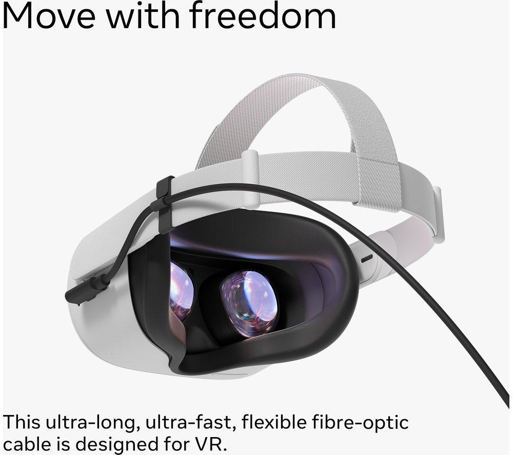 META Quest Link Cable USB Type-C - Works with Meta Quest 3/3S/2/Pro