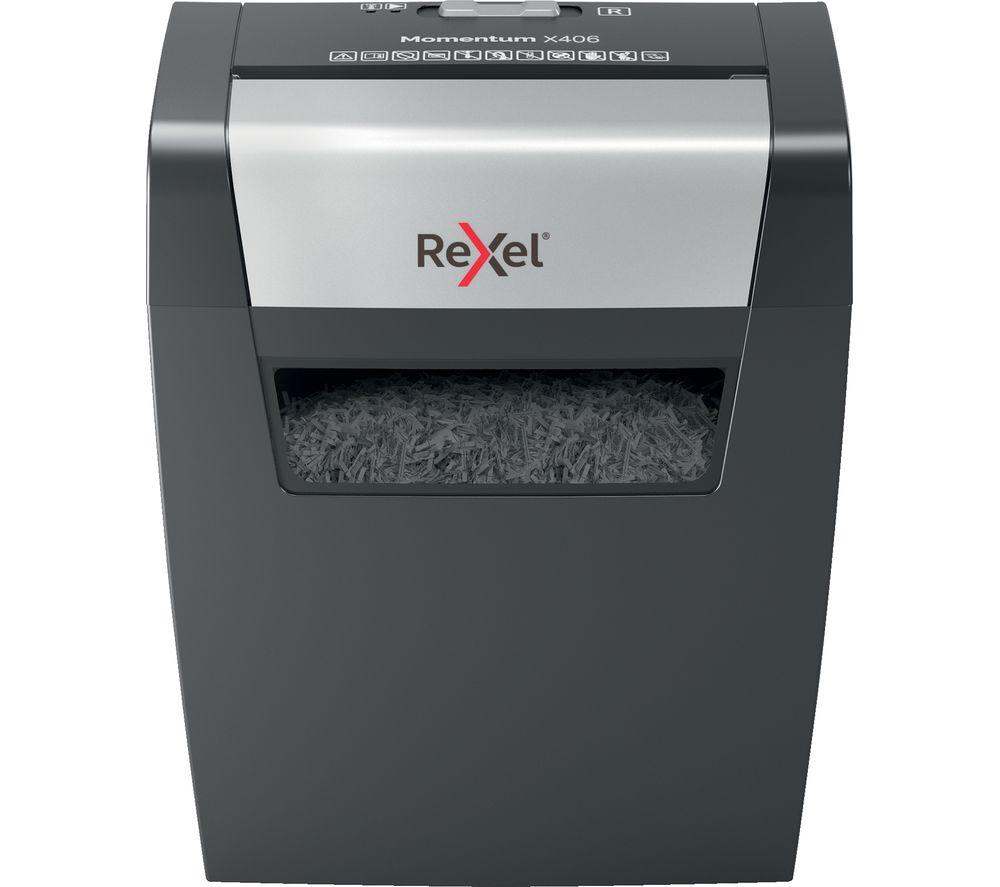 REXEL Momentum X406 Cross Cut Paper Shredder