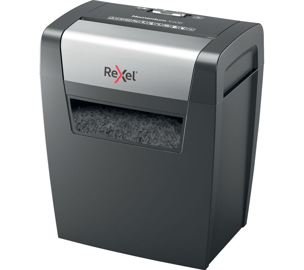 REXEL Momentum X406 Cross Cut Paper Shredder