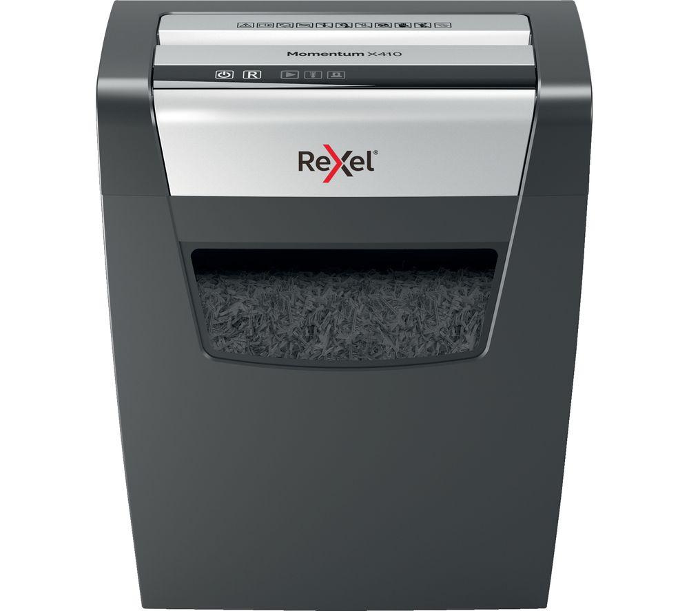 REXEL Momentum X410 Cross Cut Paper Shredder