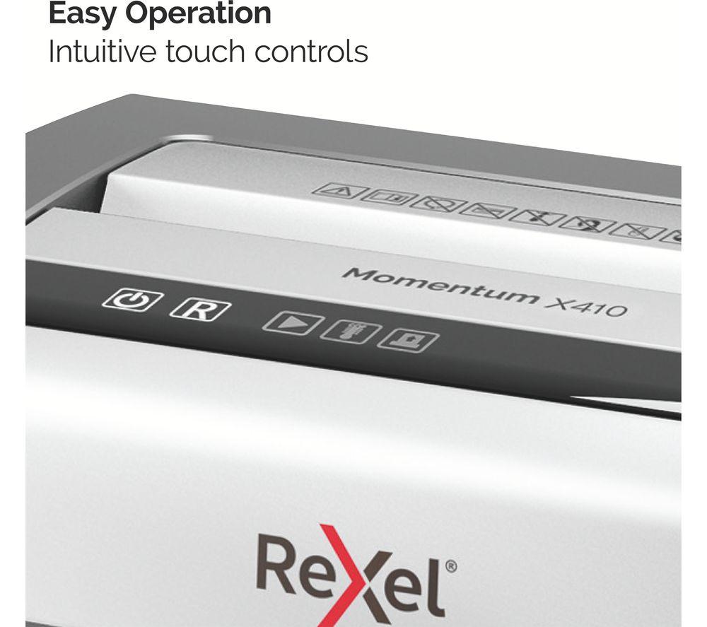 Destructora de papel de corte cruzado REXEL Momentum X410