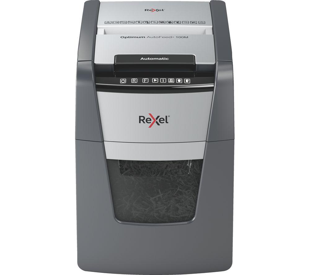 REXEL Optimum AutoFeed+ 100M Micro Cut Paper Shredder