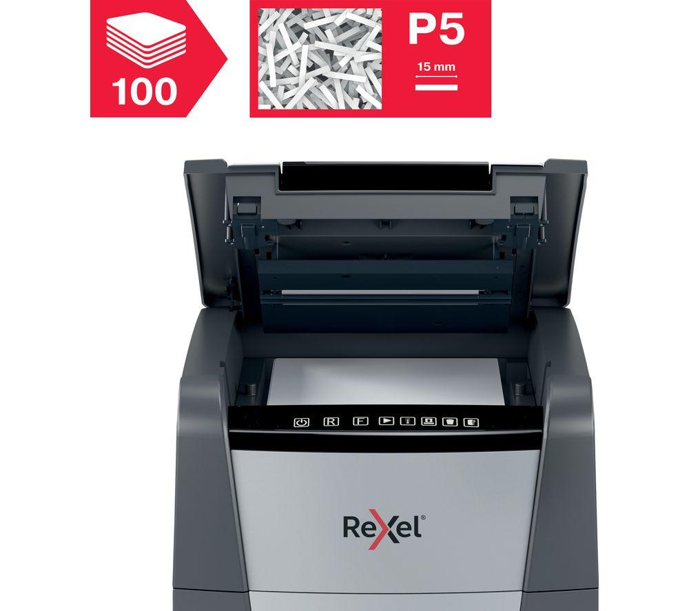 REXEL Optimum AutoFeed+ 100M Micro Cut Paper Shredder