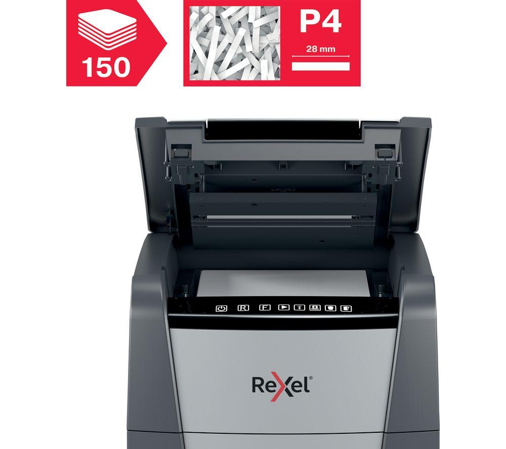 REXEL Optimum AutoFeed+ 150X Cross Cut Paper Shredder