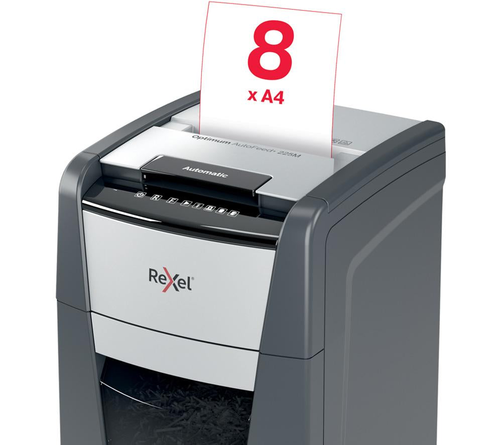 REXEL Optimum AutoFeed+ 225M Micro Cut Paper Shredder
