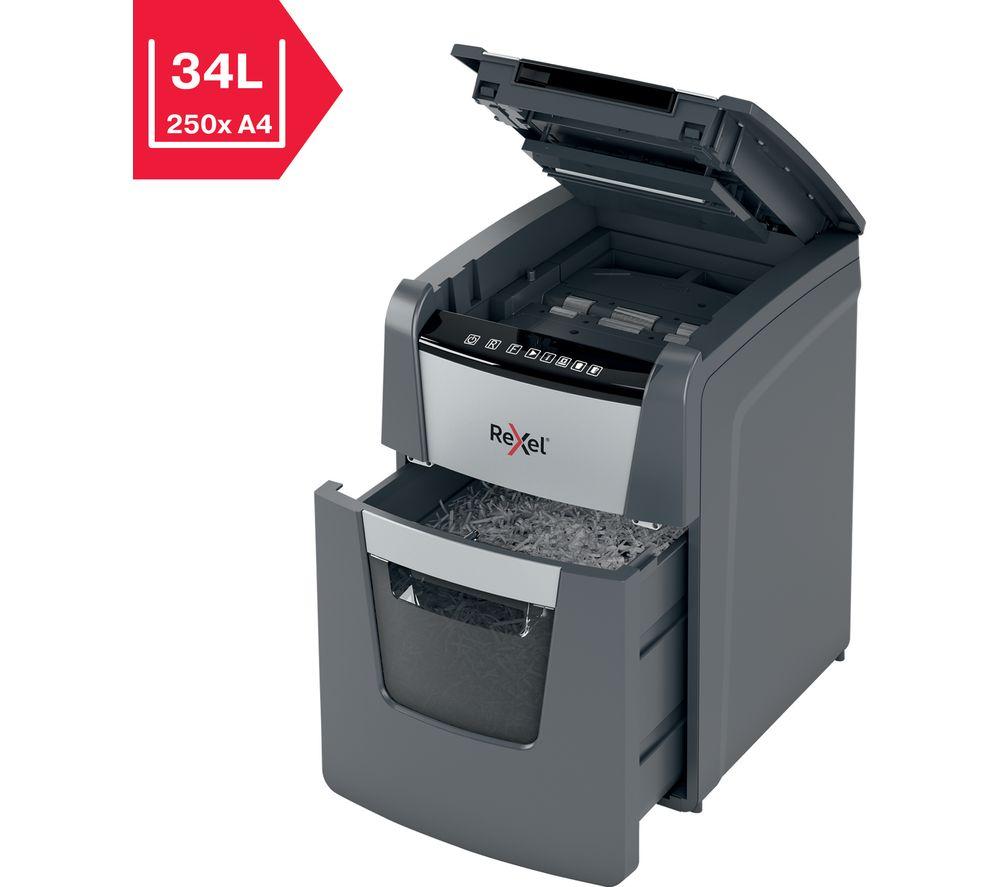 REXEL Optimum AutoFeed+ 100X Cross Cut Paper Shredder