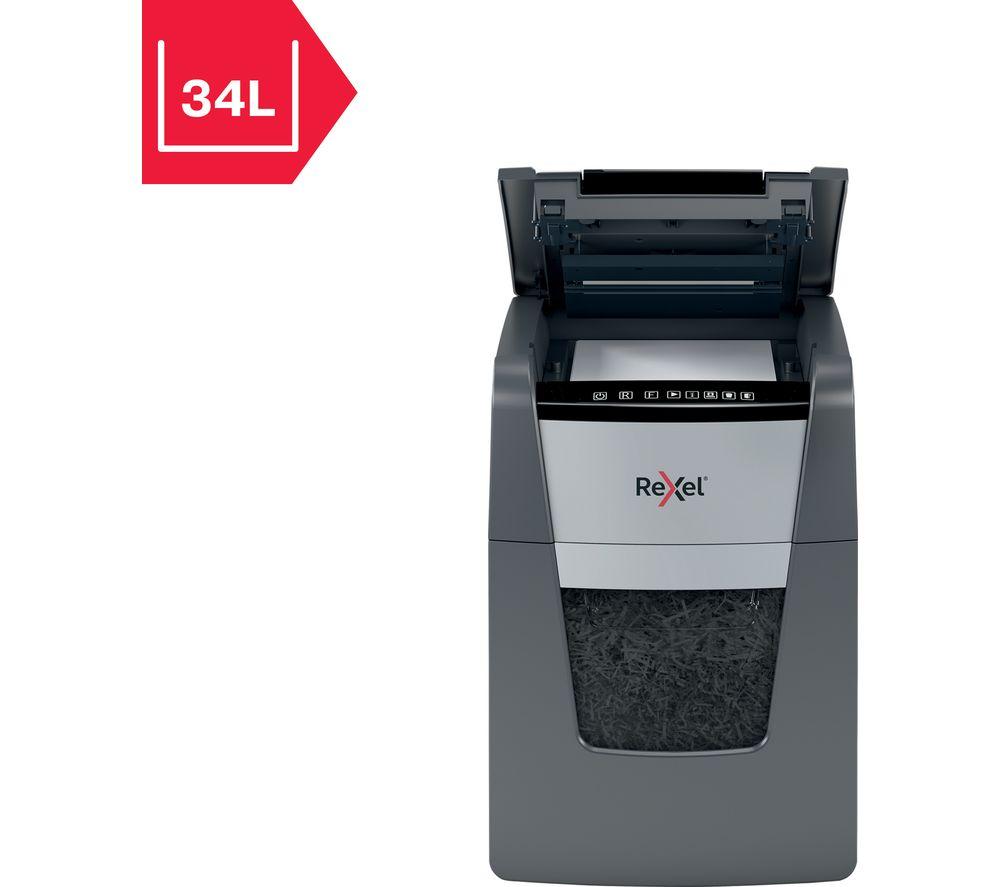 REXEL Optimum AutoFeed+ 100X Cross Cut Paper Shredder