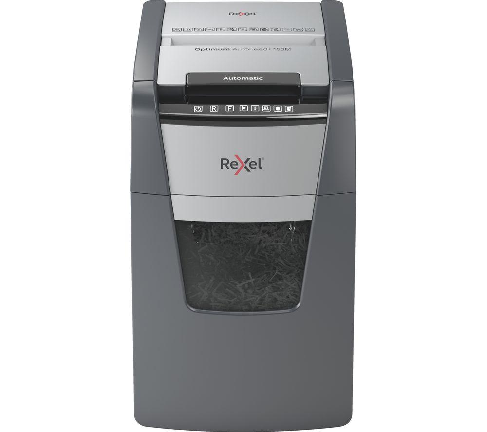 REXEL Optimum AutoFeed+ 150M Micro Cut Paper Shredder