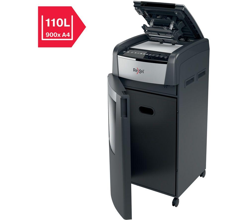 REXEL Optimum AutoFeed+ 600X Cross Cut Paper Shredder