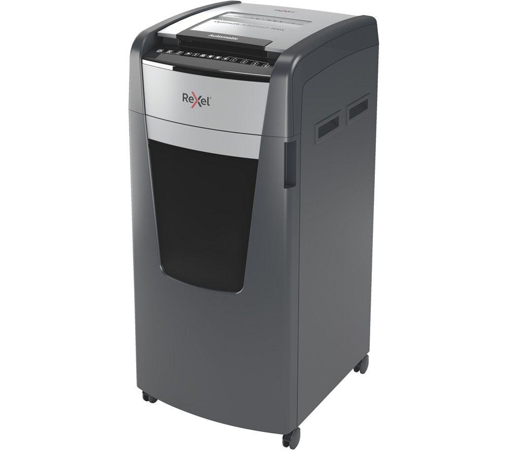 REXEL Optimum AutoFeed+ 600X Cross Cut Paper Shredder