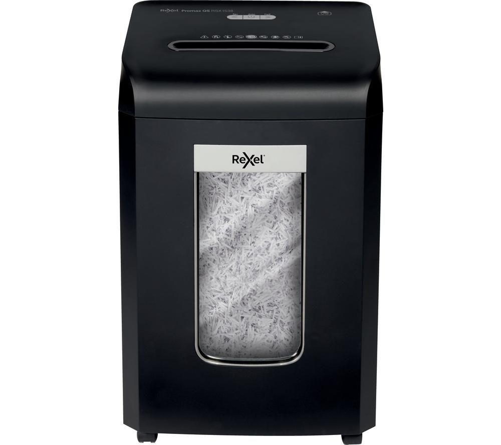 REXEL ProMax QS RSX1538 Cross Cut Paper Shredder