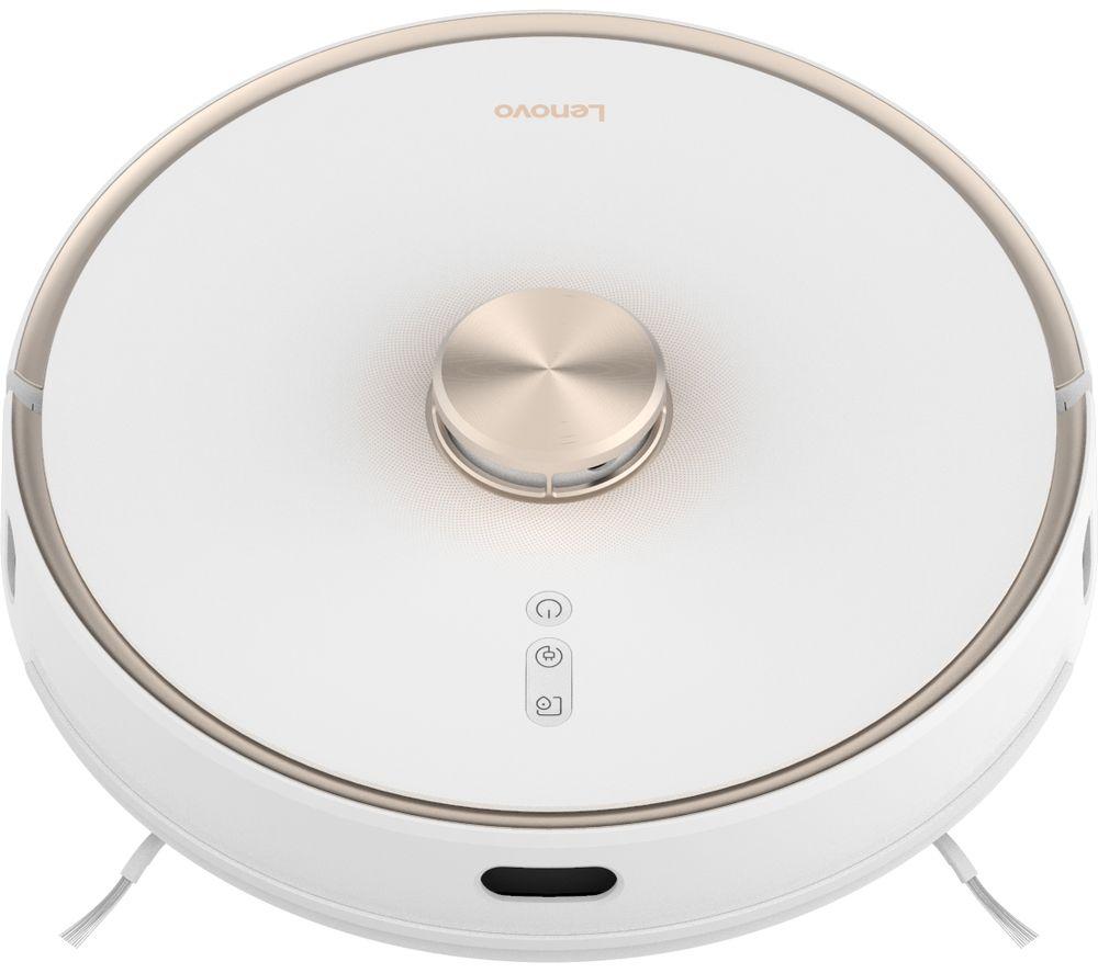 LENOVO T1-S Smart Robot Vacuum Cleaner with Alexa & Google Assistant - White