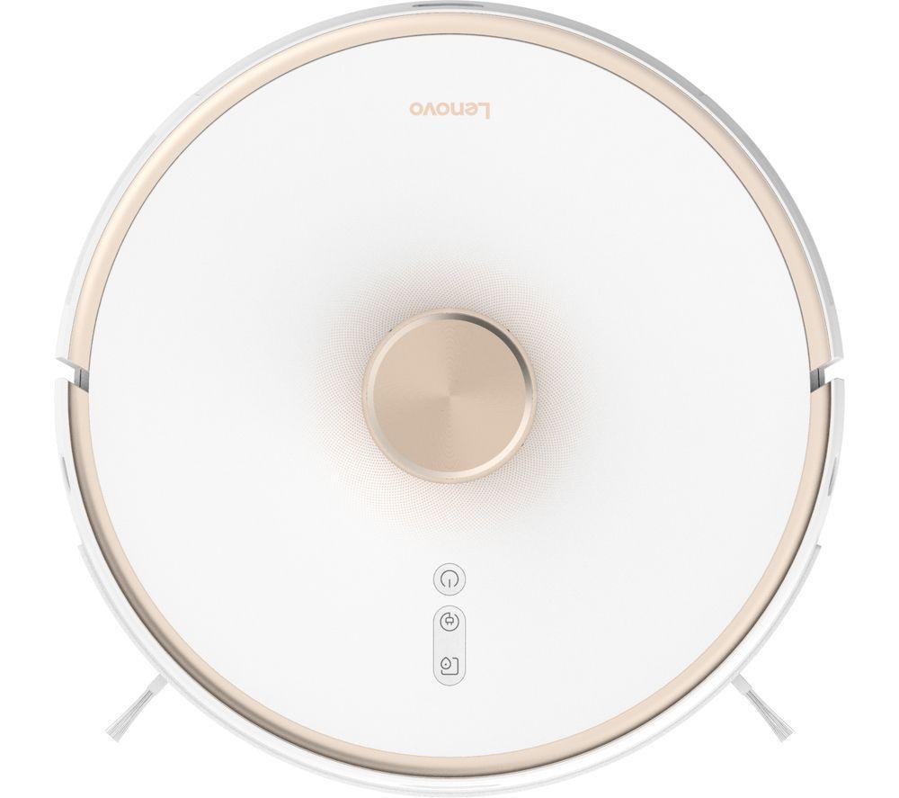 LENOVO T1-S Smart Robot Vacuum Cleaner with Alexa & Google Assistant - White