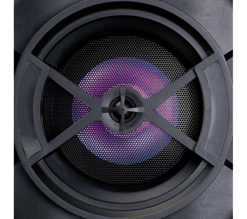 LENCO PMX-150 Megasound Party Speaker - Black & Silver