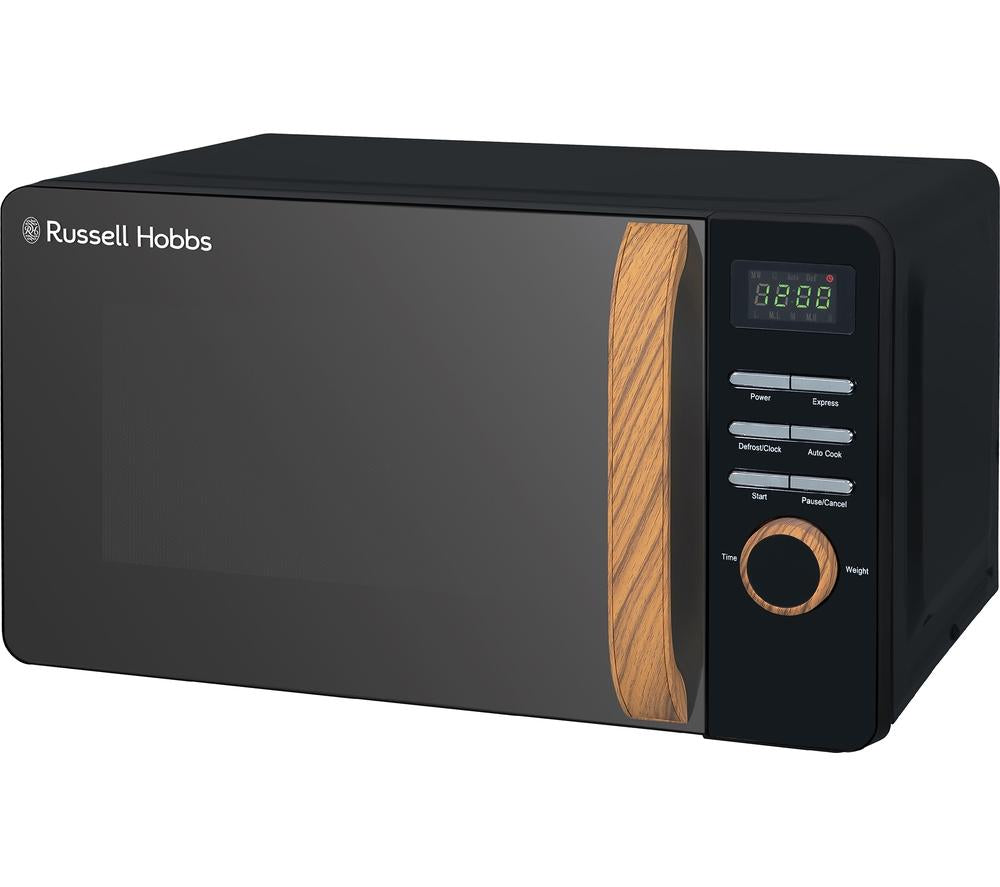 RUSSELL HOBBS Scandi RHMD714B-N Kompakt-Solo-Mikrowelle – Schwarz